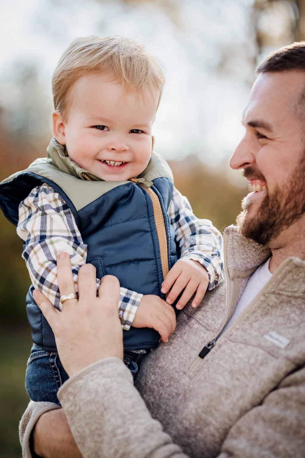 Family photos taken at Furman University / Rose Garden 