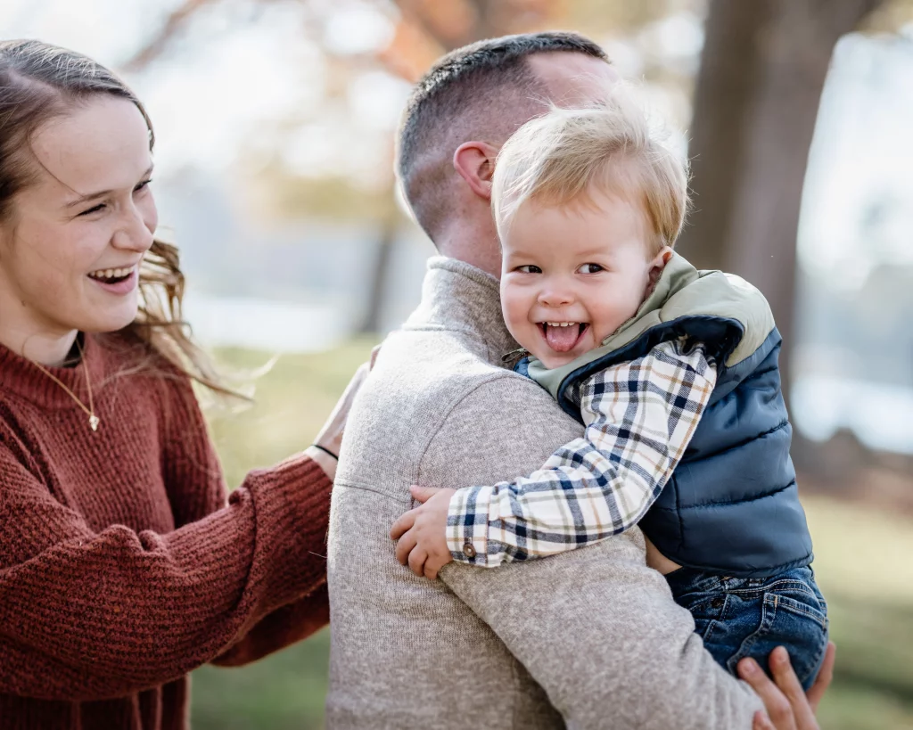 Family photos taken at Furman University / Rose Garden 