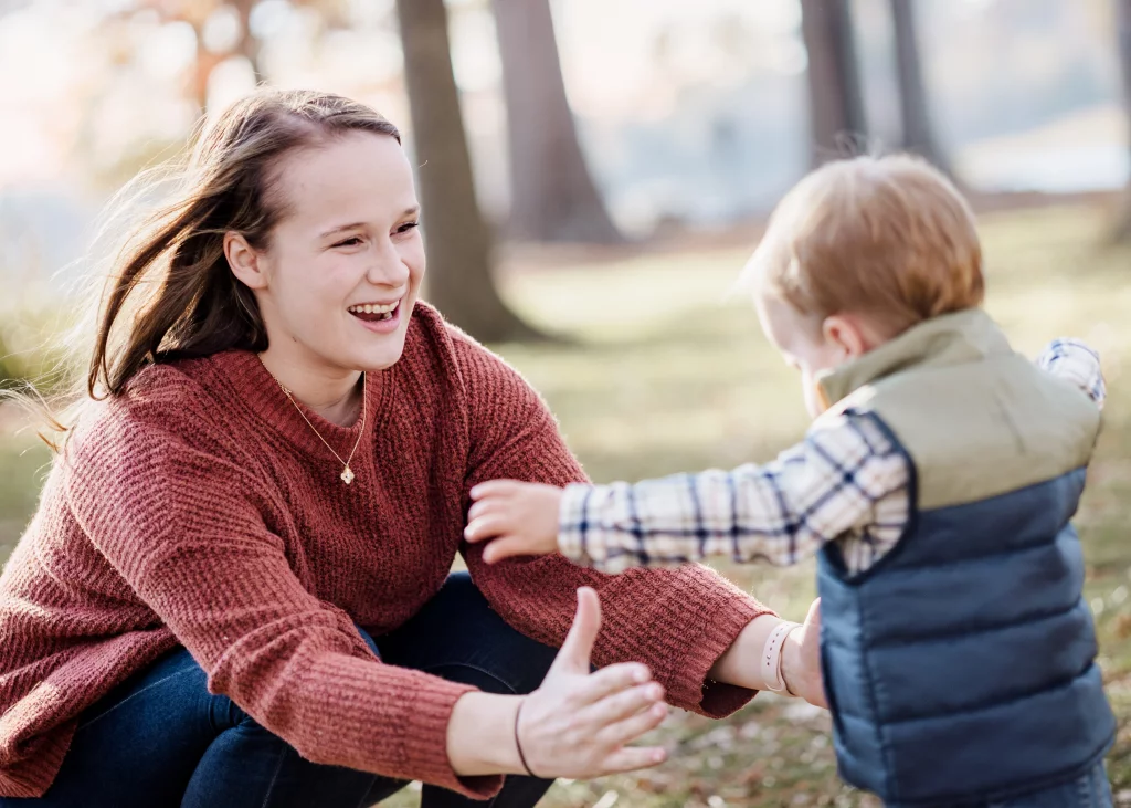Family photos taken at Furman University / Rose Garden 