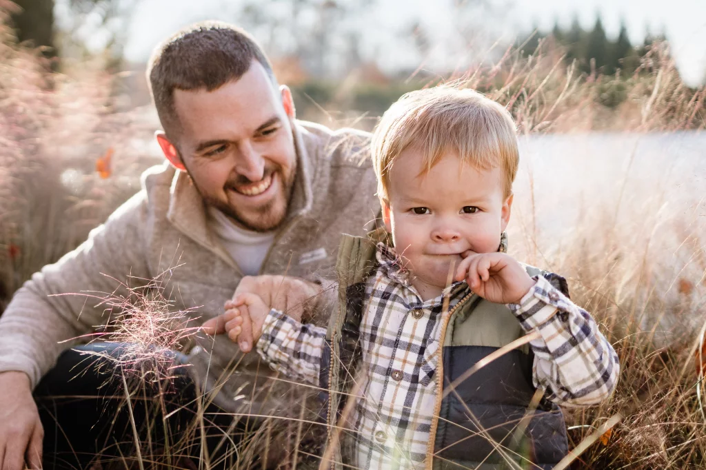 Family photos taken at Furman University / Rose Garden 