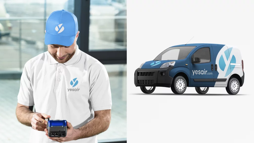 YesAir air purifier maketing materials 